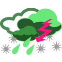 download Inclement Weather clipart image with 270 hue color