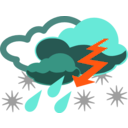 download Inclement Weather clipart image with 315 hue color