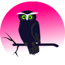 download Halloween Owl clipart image with 45 hue color