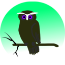 download Halloween Owl clipart image with 225 hue color
