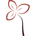 download Abstract Flower clipart image with 270 hue color