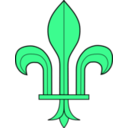 download Fleur De Lis clipart image with 90 hue color