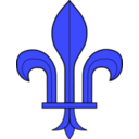 download Fleur De Lis clipart image with 180 hue color