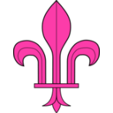 download Fleur De Lis clipart image with 270 hue color