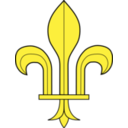 download Fleur De Lis clipart image with 0 hue color