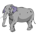 download Architetto Elefante 02 clipart image with 225 hue color