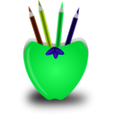 download Pen Stand clipart image with 135 hue color