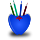 download Pen Stand clipart image with 225 hue color