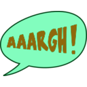 download Aaargh In Color clipart image with 45 hue color