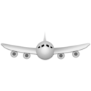 download Airplane clipart image with 135 hue color