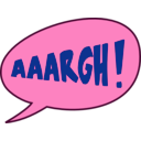 download Aaargh In Color clipart image with 225 hue color