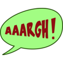 download Aaargh In Color clipart image with 0 hue color