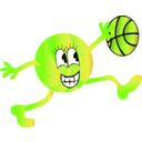 download Basketball clipart image with 45 hue color