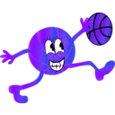 download Basketball clipart image with 225 hue color