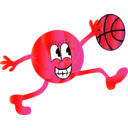 download Basketball clipart image with 315 hue color