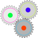 download Impossible Gears clipart image with 135 hue color