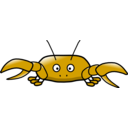 download Cartoon Crab clipart image with 45 hue color