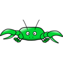 download Cartoon Crab clipart image with 135 hue color