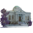 download Carnegie Library Building clipart image with 180 hue color
