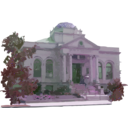download Carnegie Library Building clipart image with 270 hue color