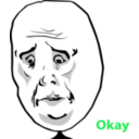 download Okay Face clipart image with 135 hue color