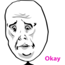 download Okay Face clipart image with 315 hue color