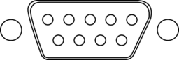 Serial Connector Db 9 Rs 232