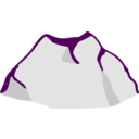 download Rpg Map Symbols Mountain clipart image with 270 hue color