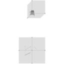 True Length Of A Line By Rotating Its Projection