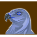 download Hawk clipart image with 180 hue color
