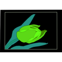 download Tulip3 clipart image with 90 hue color