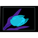 download Tulip3 clipart image with 180 hue color