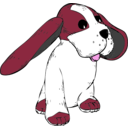 download Big Earred Dog clipart image with 315 hue color