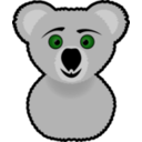 download Koala clipart image with 90 hue color
