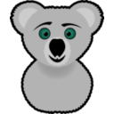 download Koala clipart image with 135 hue color