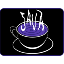 download Java clipart image with 225 hue color