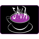 download Java clipart image with 270 hue color