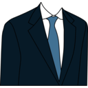download Brown Suit clipart image with 180 hue color