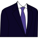 download Brown Suit clipart image with 225 hue color