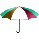 download Umbrella Colorful clipart image with 180 hue color