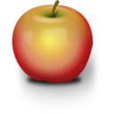 Photorealistic Red Apple