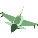download Eurofighter Jet clipart image with 270 hue color