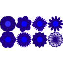 download Strange Flowers clipart image with 315 hue color