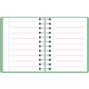 download Agenda clipart image with 135 hue color
