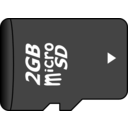 download Microsd Card clipart image with 270 hue color