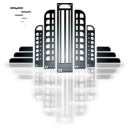 download City Art Deco clipart image with 0 hue color