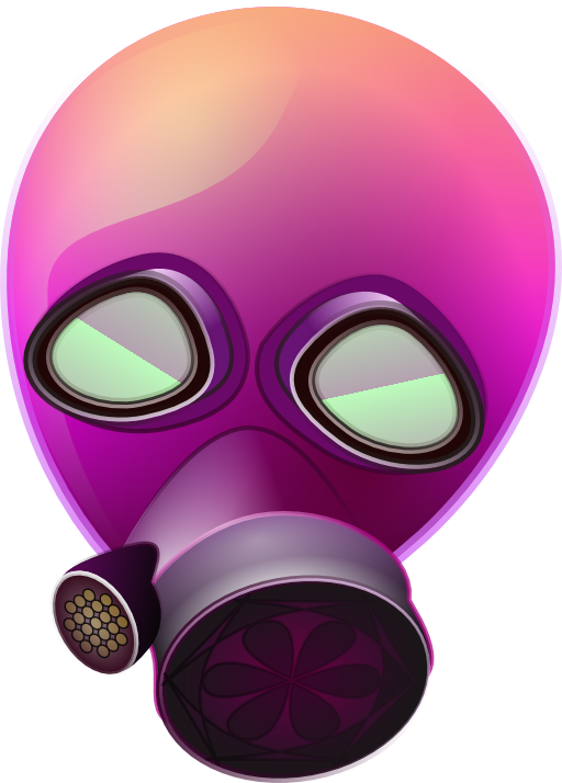 Pink Gas Mask