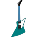 download Gibson Explorer clipart image with 180 hue color
