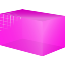download Cube With Reveal clipart image with 90 hue color
