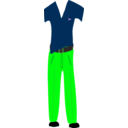 download Man Clothes clipart image with 90 hue color
